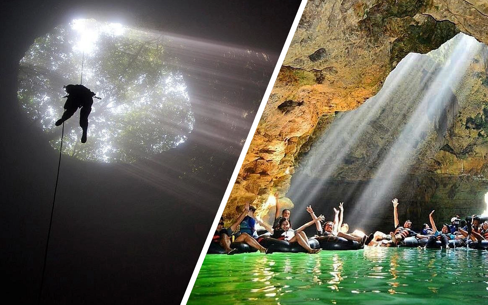 Jomblang Cave - Pindul Tubing